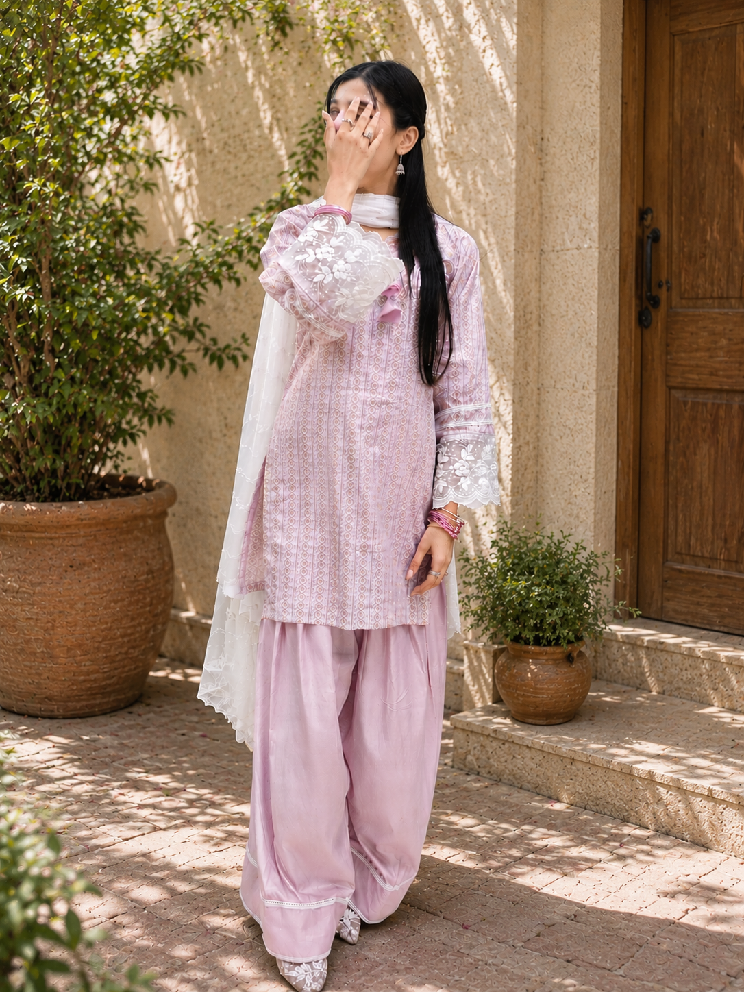 Lavender🌷 Farshi Salwar Suit