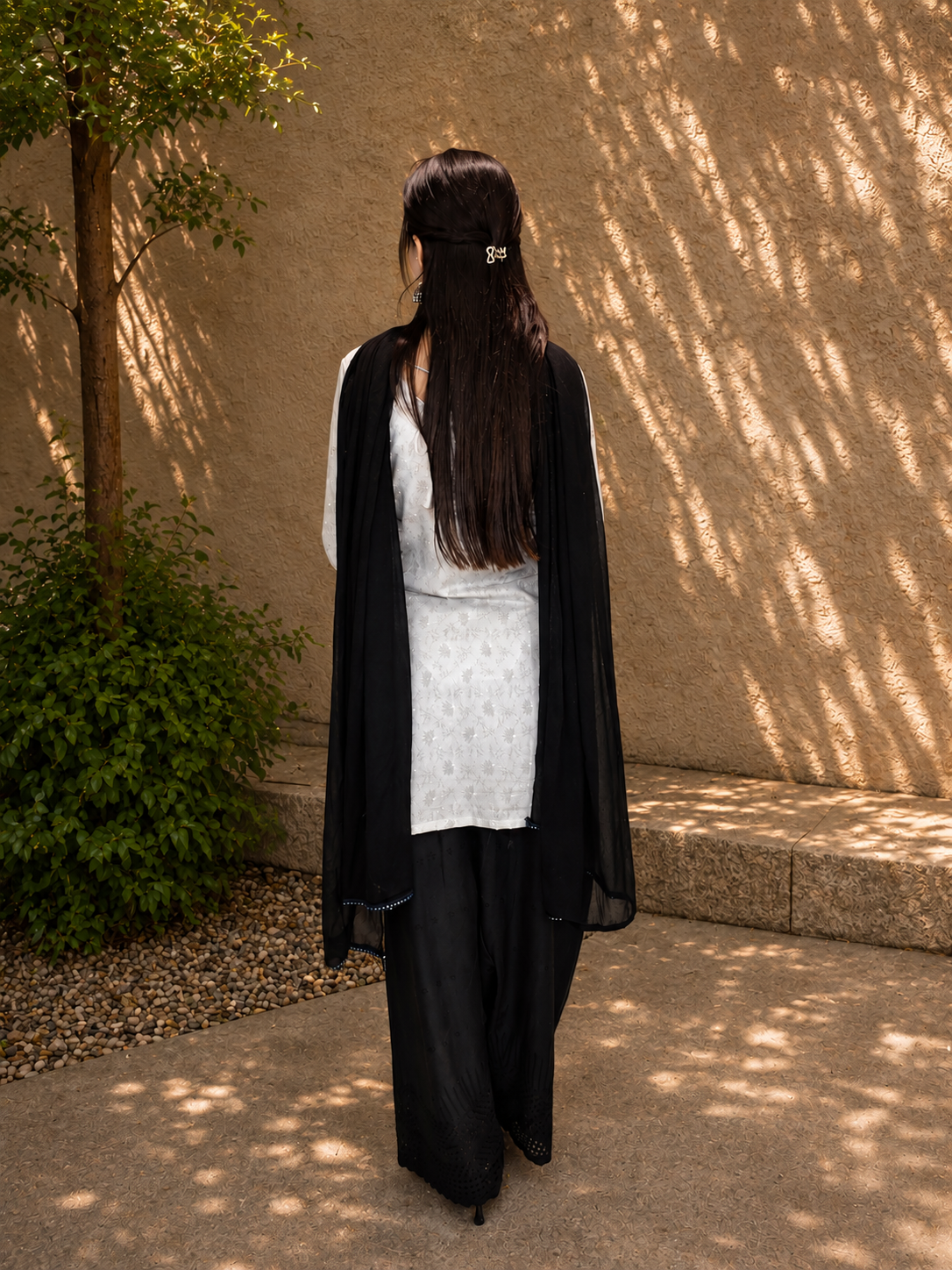 Grey & Black♣️ Farshi Salwar Suit