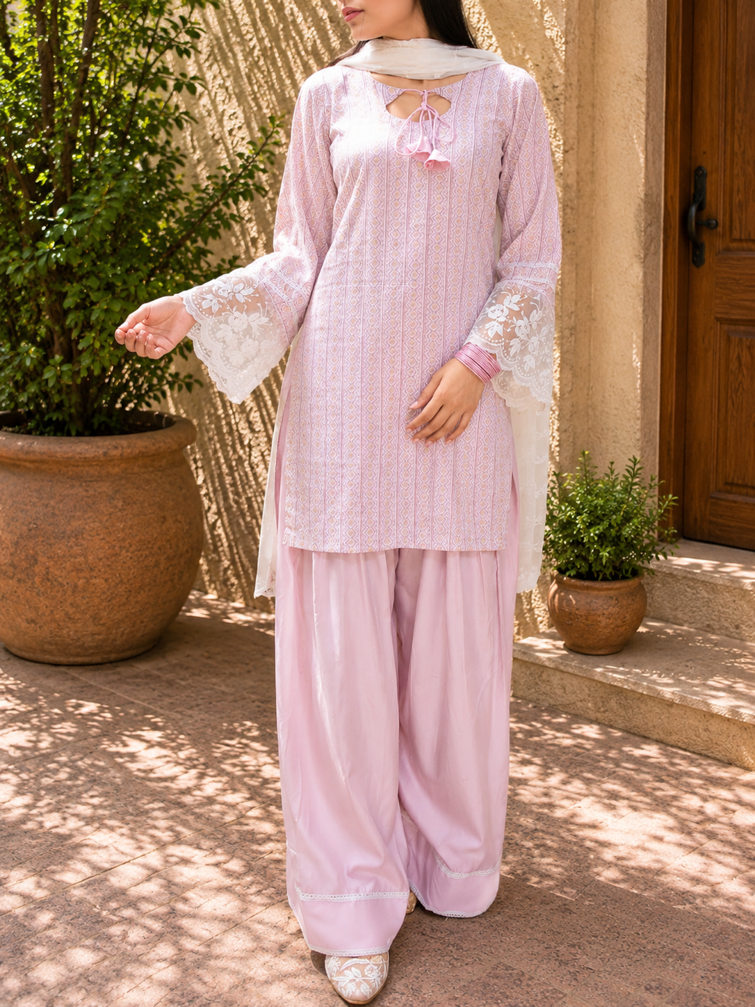 Lavender🌷 Farshi Salwar Suit