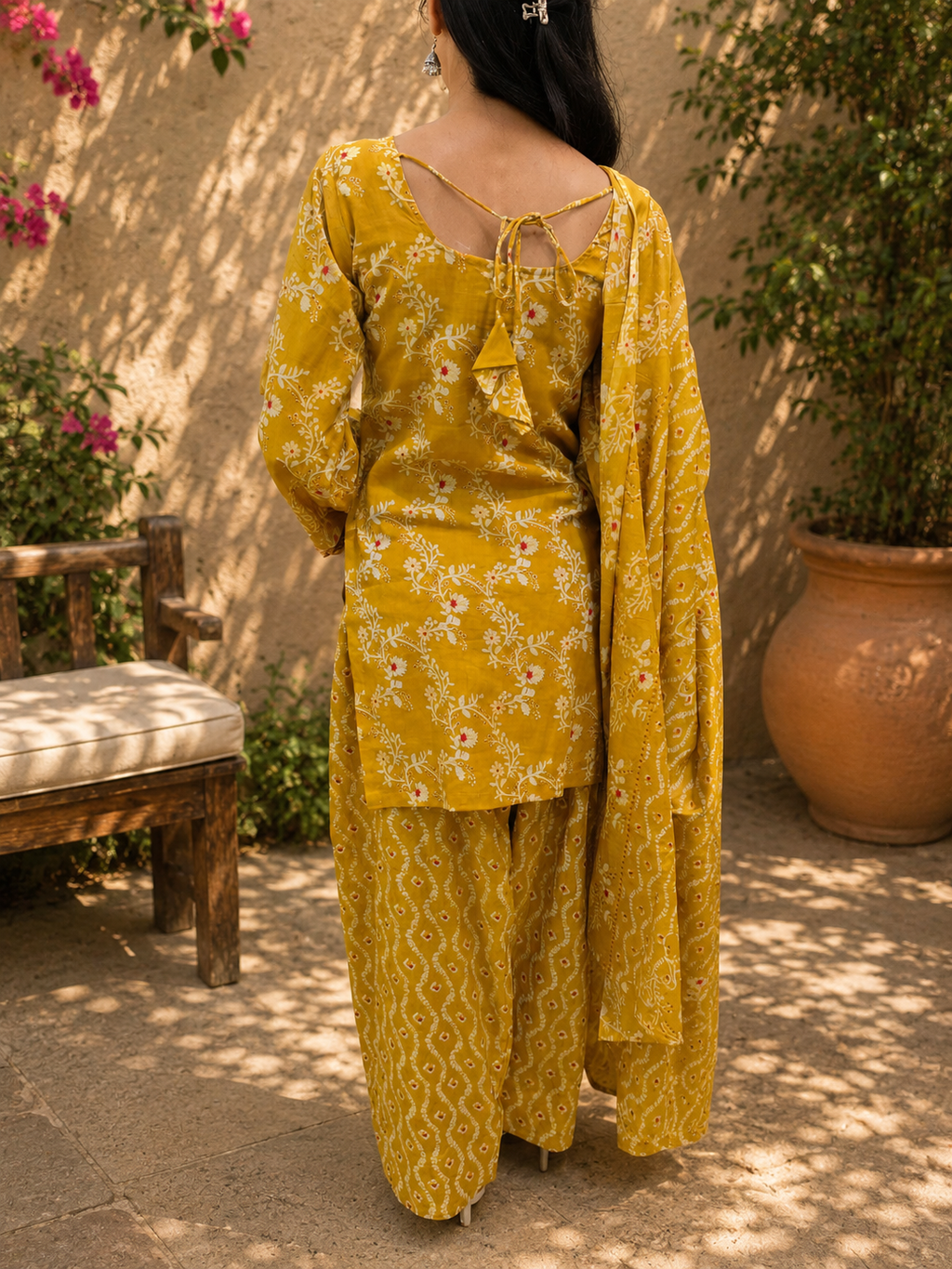 Mustard🌻 Farshi Salwar Suit