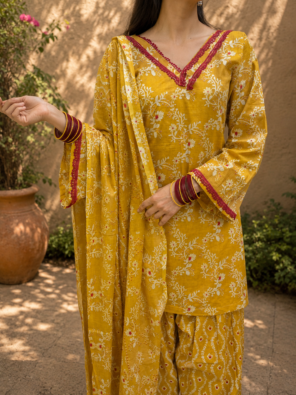 Mustard🌻 Farshi Salwar Suit
