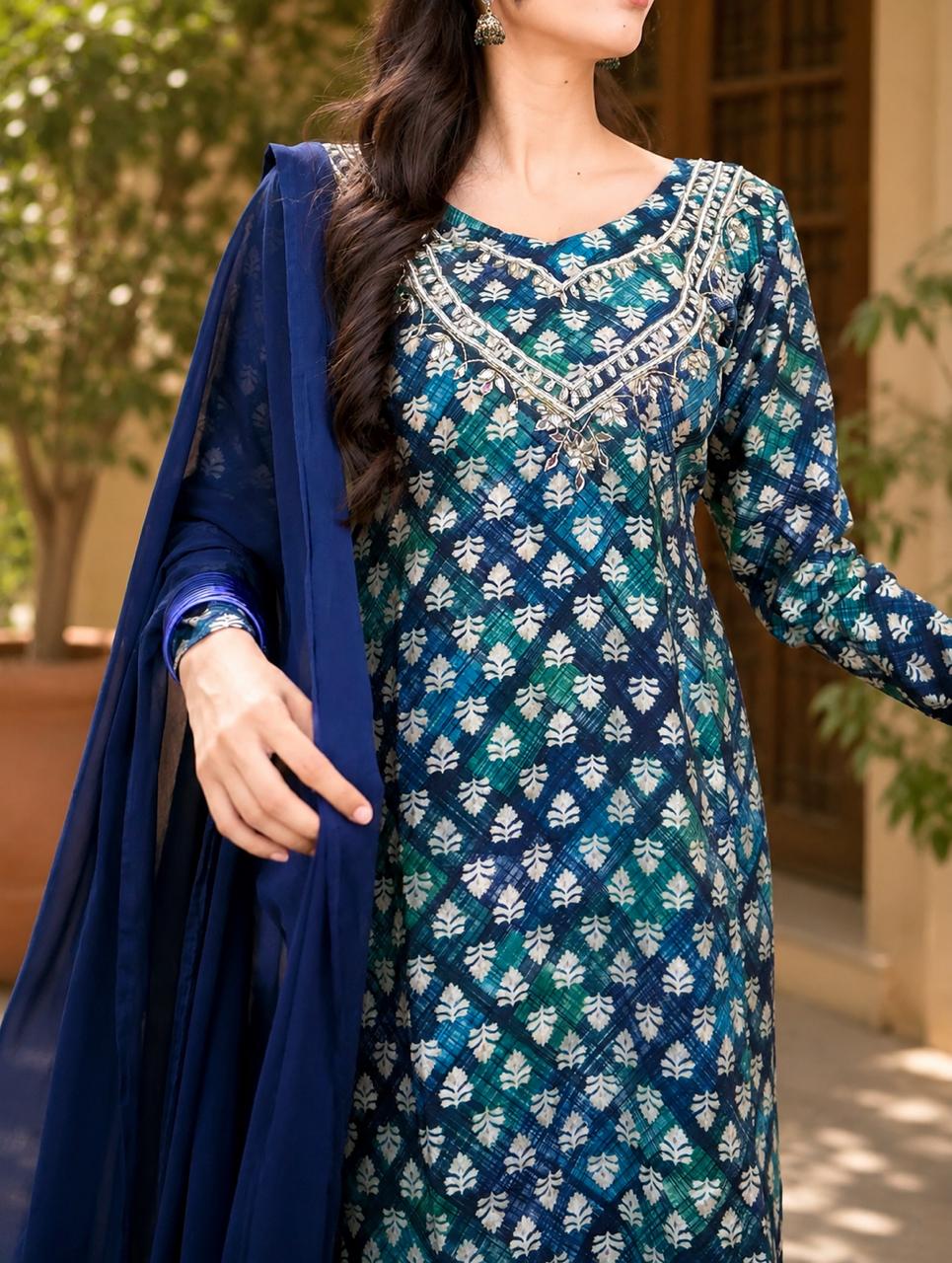 Noor-e-Neel Pakistani Suit